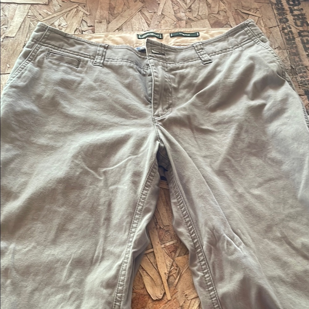 Eddie Bauer Green Flare Pants with Boot Cut Design